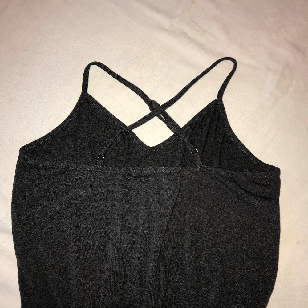 NWOT Shosho Dark Gray Jumpsuit Romper - Picture 5 of 6